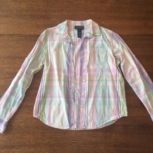 Lauren Ralph Lauren - Plaid Button Down - Size P S